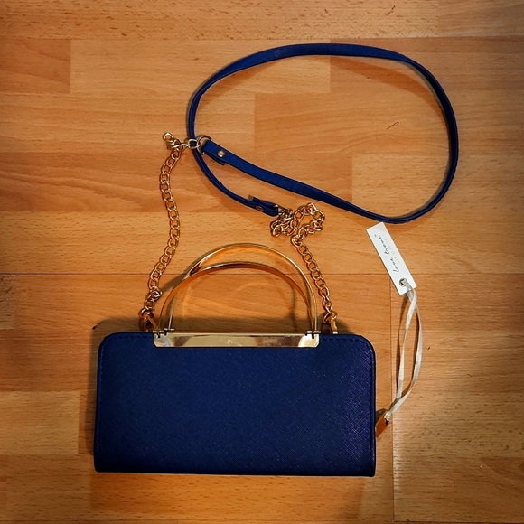 LOVE TROVE LA wallet purse in navy Brand new - Picture 1 of 9